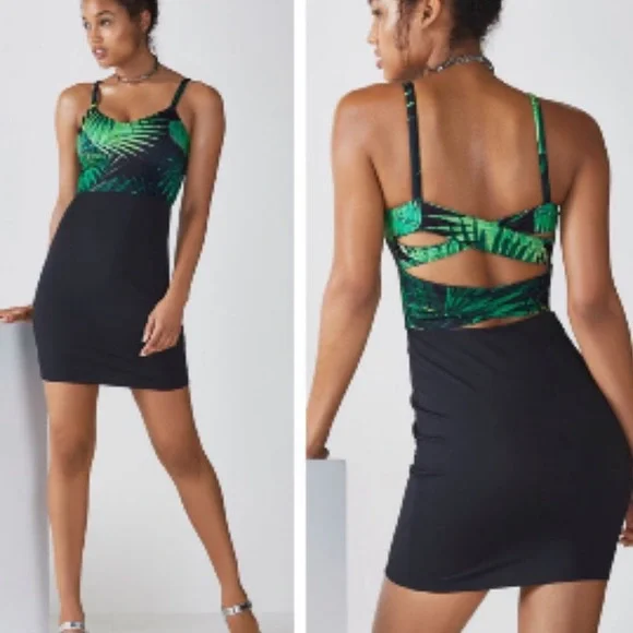 fabletics green dress Convertible Sculpting Shapewear Dress